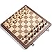 AMEROUS 15 Magnetic Wooden Chess Set for Adults Kids with Folding Board Gift Package Pieces Storage Slots Handmade PiecesChess Board Game Set for Tournament Professional Beginner - Image 4