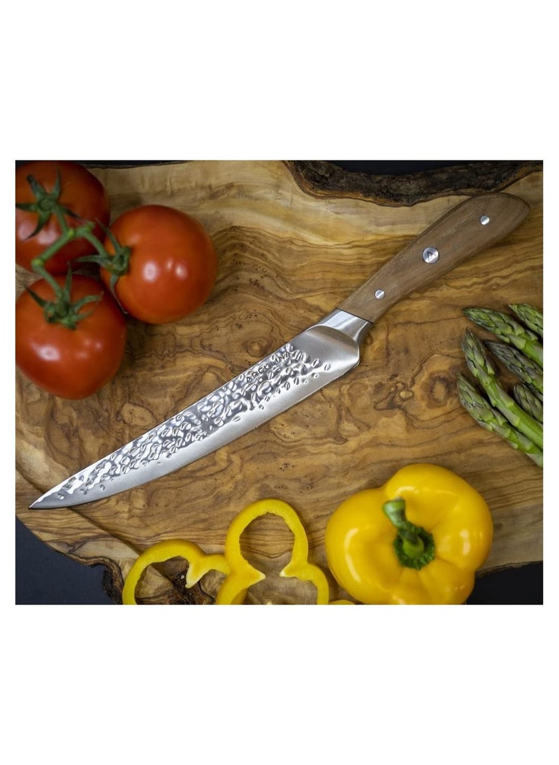 ARCULINA ARCULINA Chef, Carving  and Paring 3 pcs Knife Set - NATURAL ASHWOOD HANDLE  - Image 3
