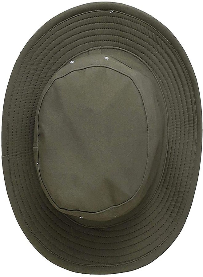 INFISPACE Men's Cotton Sun Hat (Pack Of 1) (SD-209_Olive_M) - Image 4