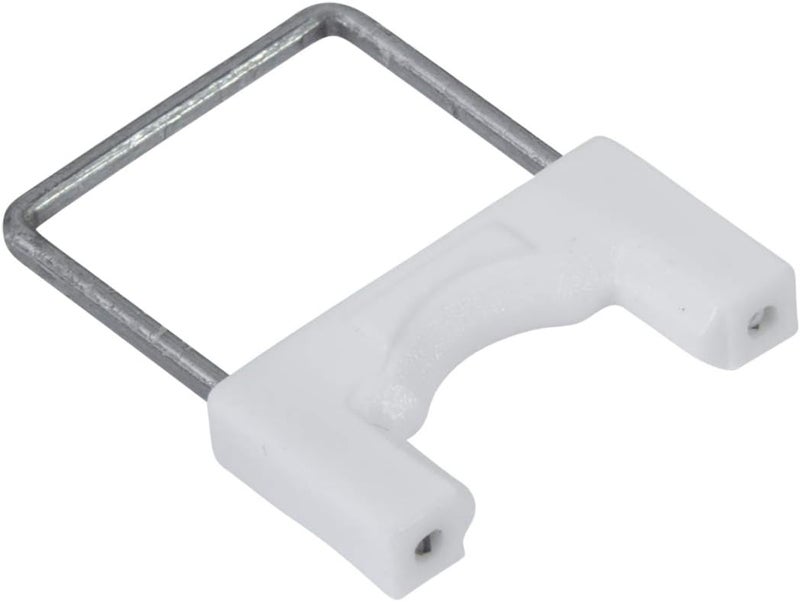 Gardner Bender MPS-2100 Cable Boss Staple, ⅜ Inch., Secures: Coax: RG-6, Voice/Data: CAT 6, (NM) Non-Metalic 14/2, 14/3, 12/2, White, 200 count (Pack of 1) - Image 1