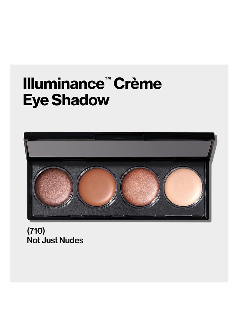 Revlon Crème Eyeshadow Palette, Illuminance Eye Makeup with Crease- Resistant Ingredients, Creamy Pigmented in Blendable Matte & Shimmer Finishes Not Just Nudes - Image 2