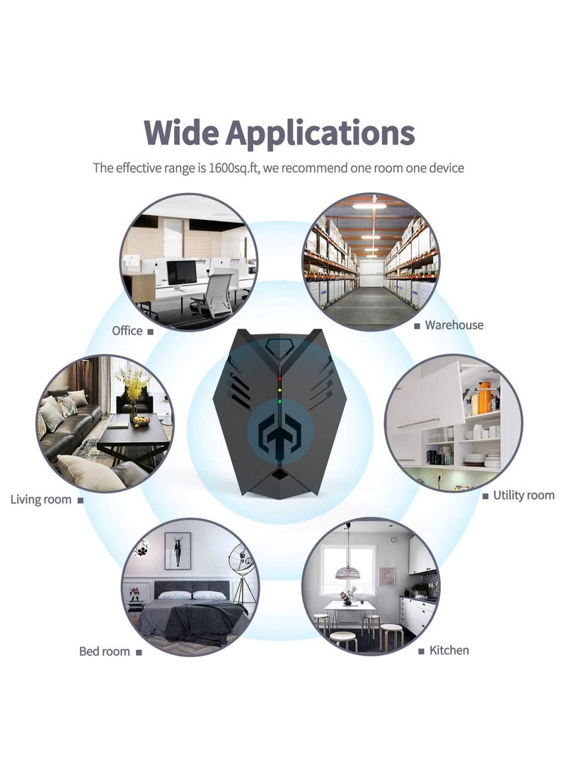 طارد الفئران بالموجات فوق الصوتية، صاعق الحشرات الإلكتروني بالموجات فوق الصوتية، طرد الفئران، الفئران، الجرذان، السناجب لغرفة المعيشة، المرآب، المكتب، الفندق - pzsku/Z0FBF1725CD979FF59D37Z/45/_/1718623106/0f221d56-a791-46b8-a03f-128e4fa2f24a