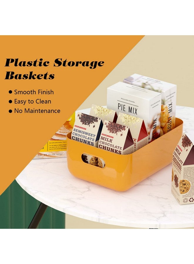 OWill 7 PCS 4.2 L Plastic Storage B-ins and Baskets for Efficient Home Classroom Organization Small Containers in Multicolour for Kitchen, Cupboard box, and Bathroom Organizer on Shelves and Tubs - Image 5