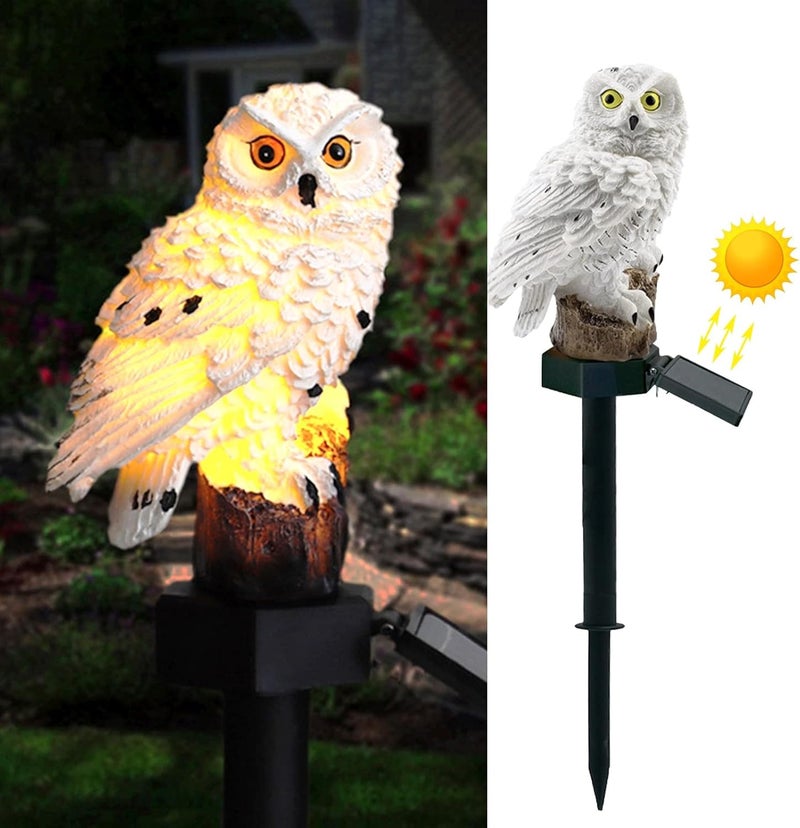 CBK OWL Garden Solar Lights Outdoor OWL LED Decorative Waterproof Garden Stake Lights, Lawn Lamp Light for Garden, Balcony, Patio, Yard Landscape Lighting - Image 1