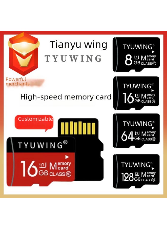 Generic - Direct High-speed Memory Card Mobile Phone 32G Memory Card TF Card Driving Recorder Monitoring 64G Camera 16g-Capacity:1GB - Image 1