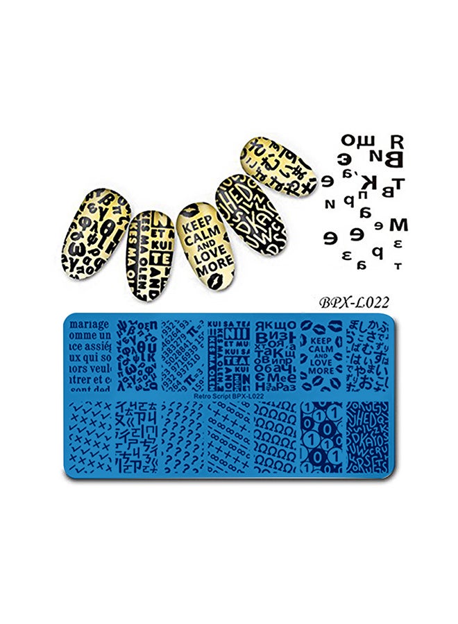 brunson Nail Stamping Plates Nail Art Stamping Stamper Scraper Tool for Professional Manicure and Pedicure Perfect Stencil for Beautiful Nail Designs in Salons and at Home Nail Art Templates