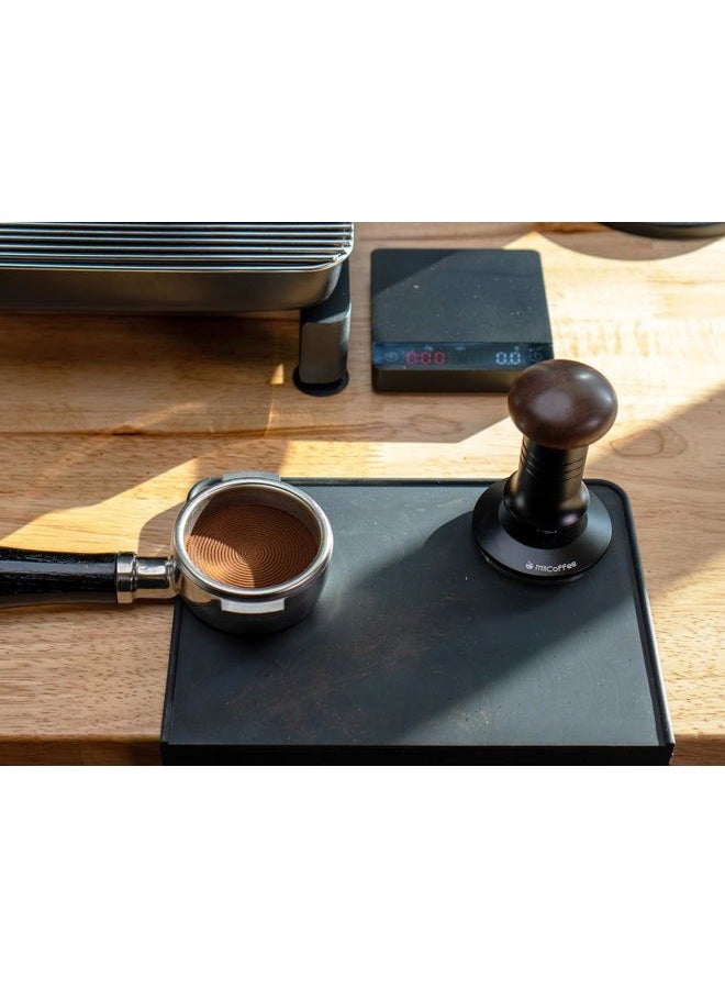 MiiCoffee Espresso Coffee Tamper 58.5mm, Level Coffee Tamper for 58mm Portafilter, Adjustable Depth Stainless Steel Ripple Base - Image 5