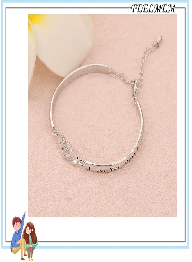 FEELMEM Mom Gifts Bracelet Always Remember I Love You Mom Infinity Love Heart Bracelet Birthday Gifts from Daughter - Image 5