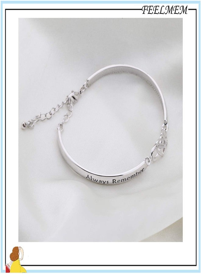 FEELMEM Mom Gifts Bracelet Always Remember I Love You Mom Infinity Love Heart Bracelet Birthday Gifts from Daughter - Image 3