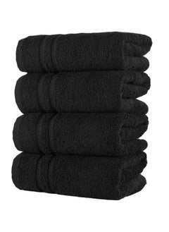 Black Hand Towels 4 Pack 16 X 29 Turkish Cotton Premium Quality Soft And Absorbent Small Towels For Bathroom - pzsku/Z0FBF36F4070E42CA6E7DZ/45/_/1693828815/76b0f62e-bba2-4ad7-9f43-a081ca49c626