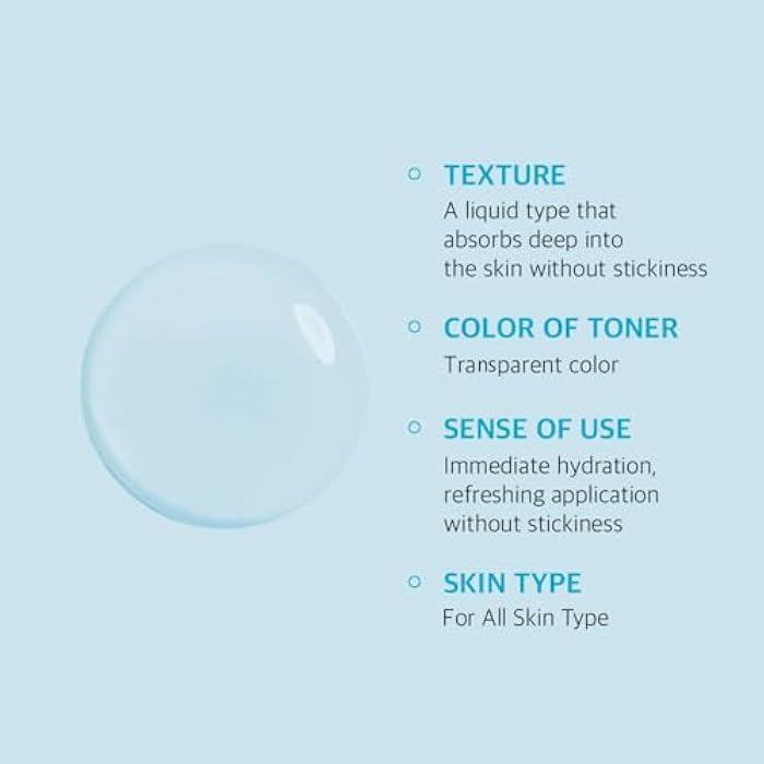 Klavuu Blue PEARLSATION ONE Day 8 Cups Marine Collagen Aqua Toner - Deeply Hydrating & Soothing for Skin Radiance, Non-Sticky Formula for All Day Comfort and Refreshment – 4.73 floz - Image 5