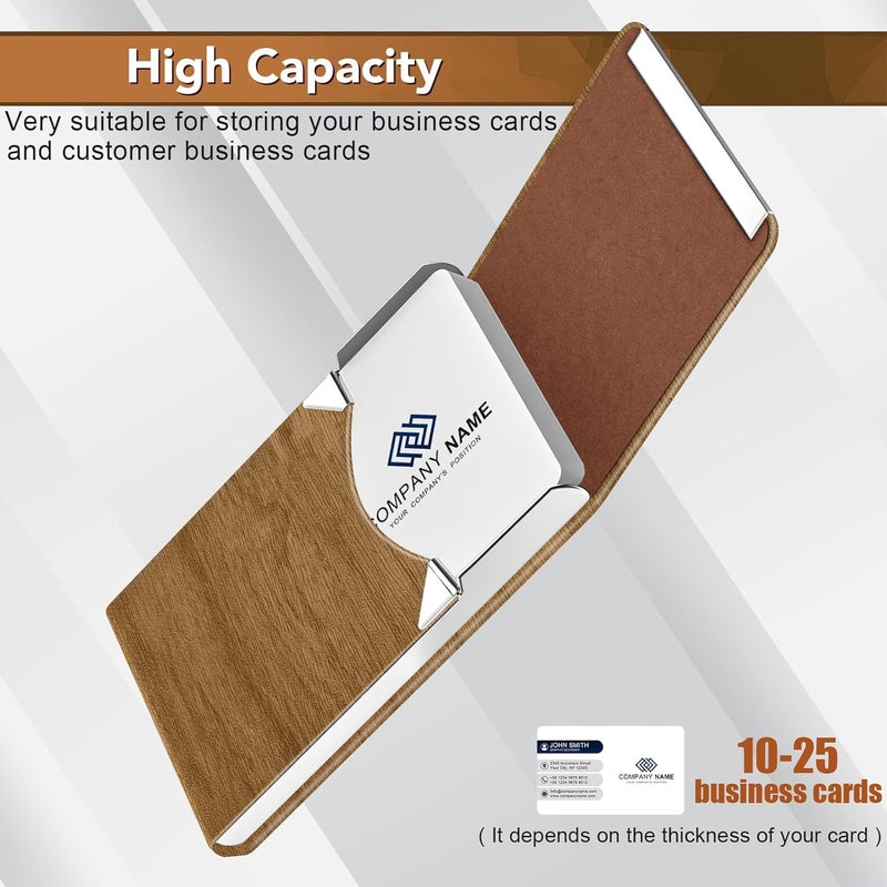 DMFLY Stainless Steel RFID Credit Card Holder for Men and Women, Slim, Modern - Image 5