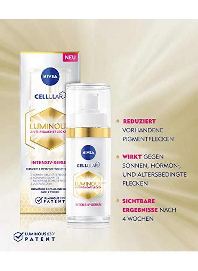Nivea Cellular Luminous630 Antipigment Spot Intensive Serum (30 Ml) Brightening Serum For An Even & Radiant Complexion Face Care Against Pigment Spots. - Image 3