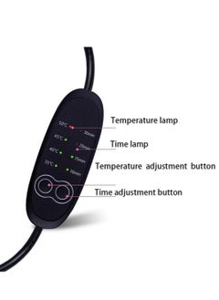 spa luxetique Heated Eye Mask, USB Eye Mask for Dry Eyes with Temperature & Timer Control, Earplugs, Warm Eye Compress Heating Pad for Sleep, Dry Eyes, Blepharitis, Dark Circles, Puffy Eyes  - Image 3