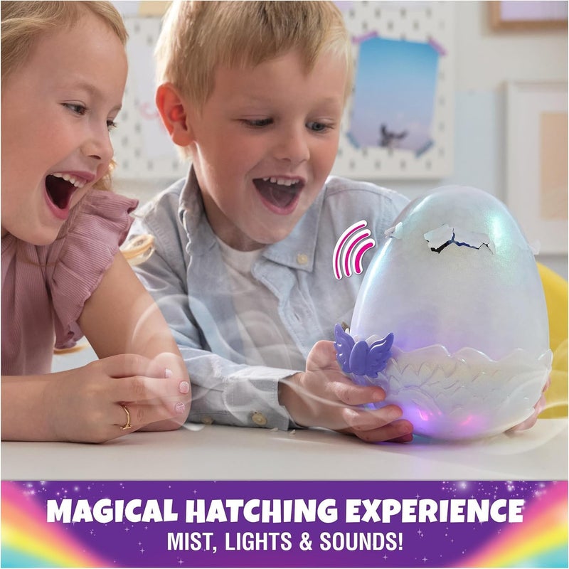 HATCHIMALS Alive Mystery Hatch Interactive Surprise Draggle Toy with Mist for Kids - Image 2