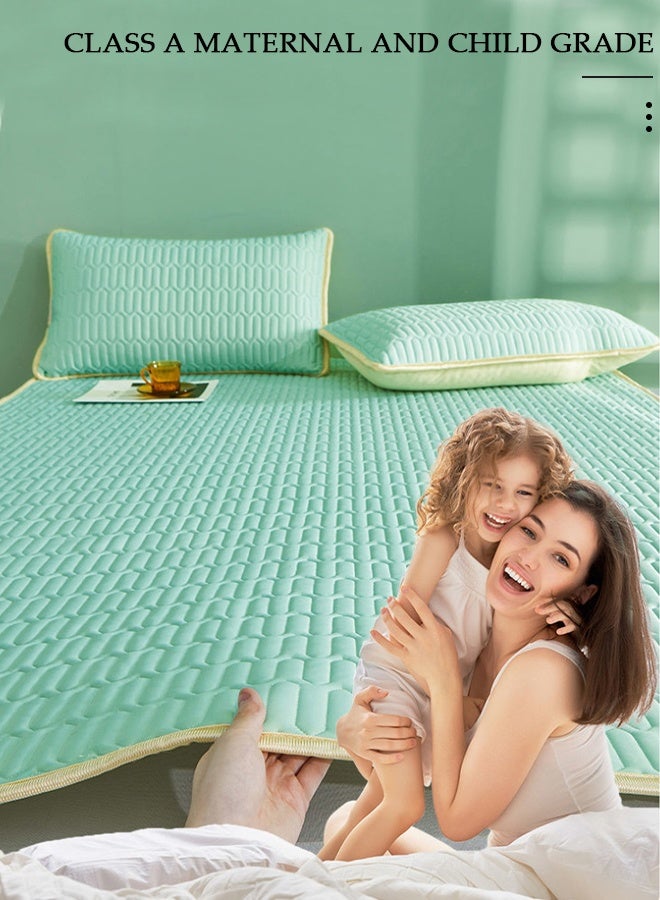 DUNISO أغطية وسائد تبريد فاخرة مكونة من قطعتين من أغطية الوسائد الناعمة المصنوعة من اللاتكس المسامي للشعر والجلد النائمين - Image 4