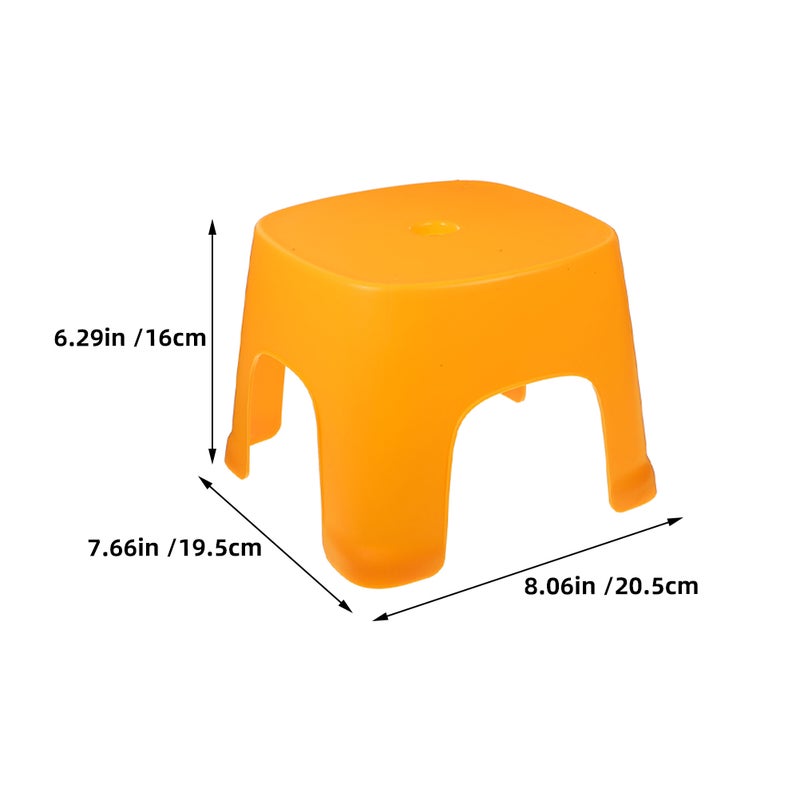 2pcs Stool: Bathroom Low Step Stool With Hole - Compact Household Seat For For Shower Toilet Training Bedroom Change Shoes - Image 5