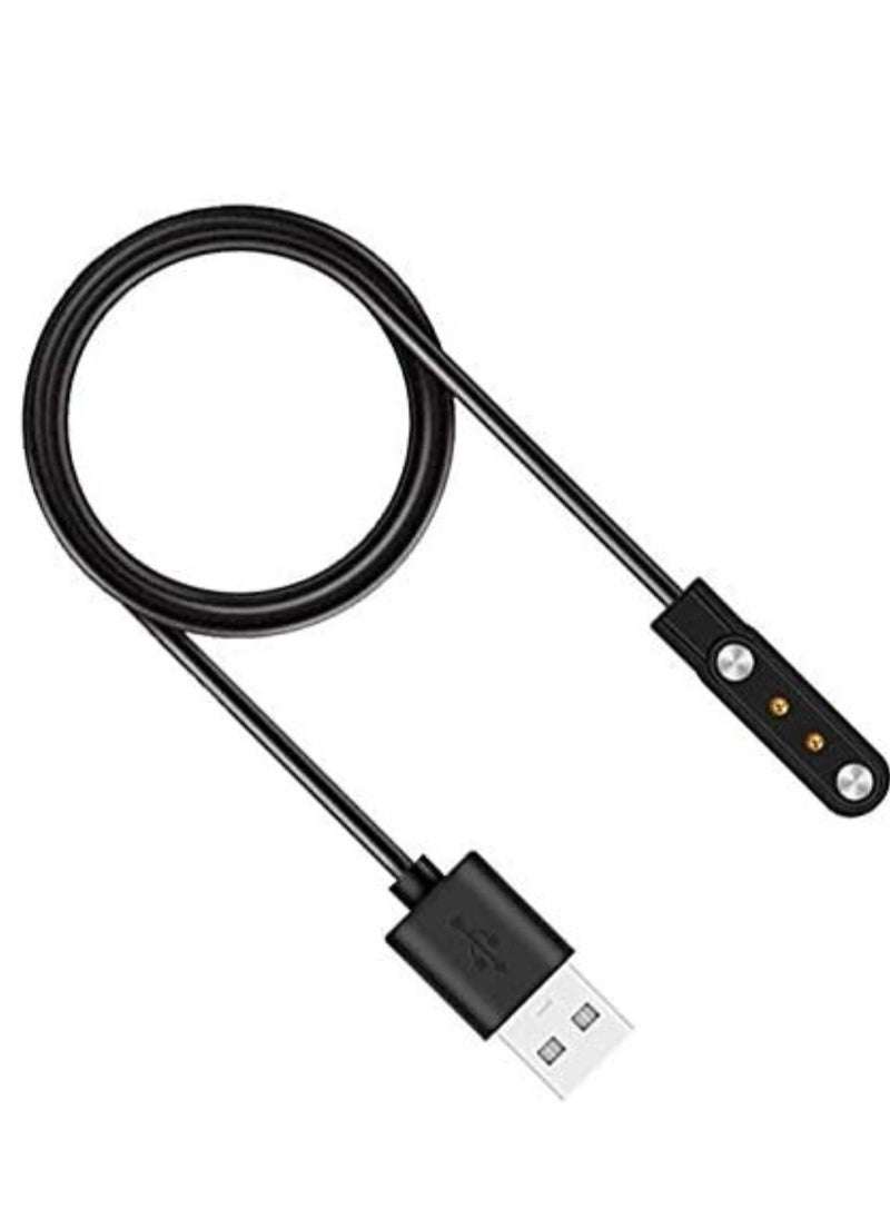 ELTRAZONE USB Charging Cable Cord Base Dock Charger Adapter Stand For Huawei Watch Fit | Fit 2 | Huawei Band 6 | Huawei Band 7 (Black) - Image 2