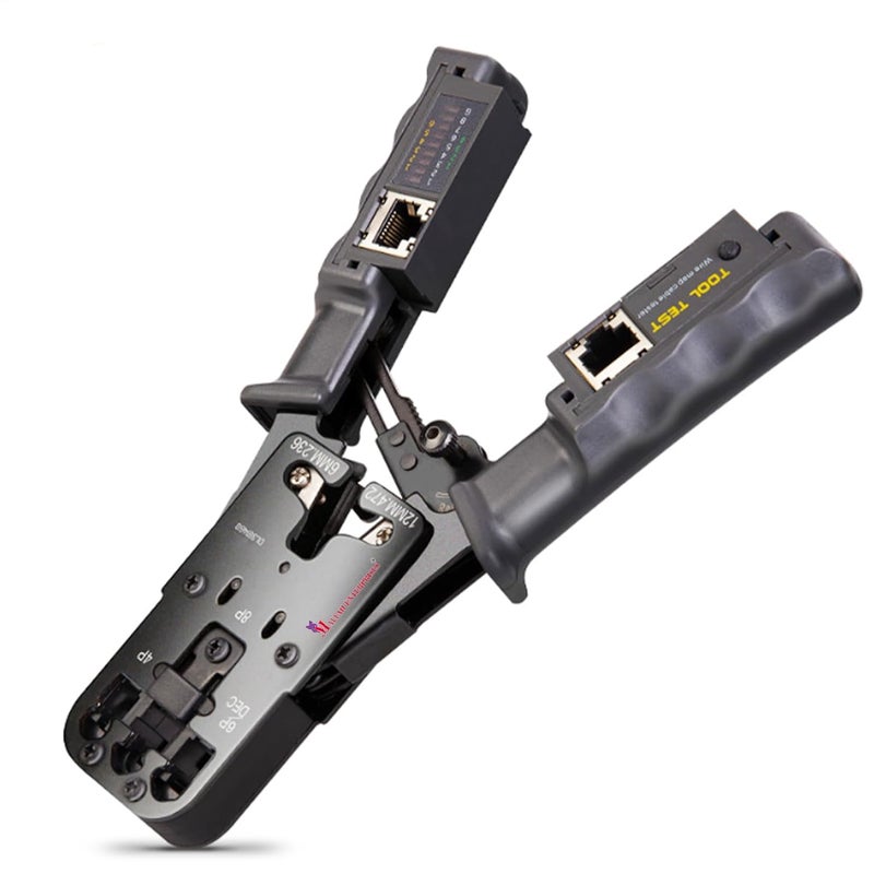 Malfah Cable Cripmer Multifunctional Network Clamp Network Cable Telephone 67MM Adjustable Automatic Cable Cripmer DL381468  - Image 1