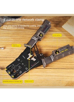 Generic Malfah Cable Cripmer Multifunctional Network Clamp Network Cable Telephone 67MM Adjustable Automatic Cable Cripmer DL381468  - Image 2