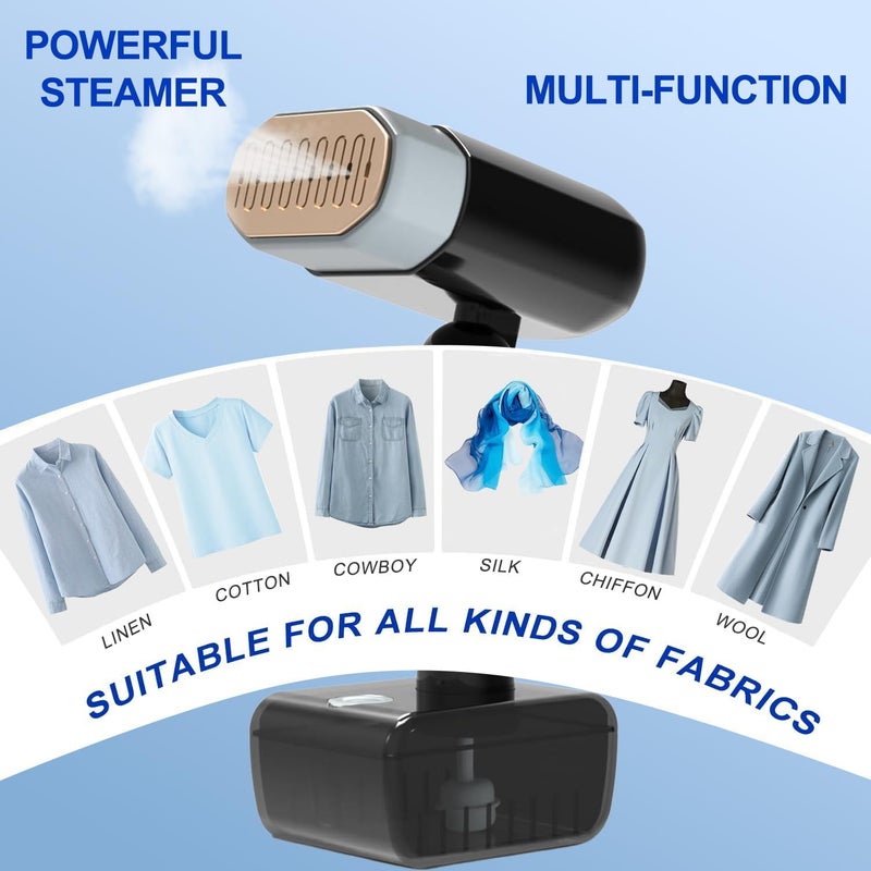 AccLoo Steam Iron for Clothes, 1800W Handheld Steamer with 10s Fast Heat-Up, 330ml Tank, 5 Steam Modes & Auto Shut-Off, Portable Garment Steamer for Quick Wrinkle Removal - Image 5