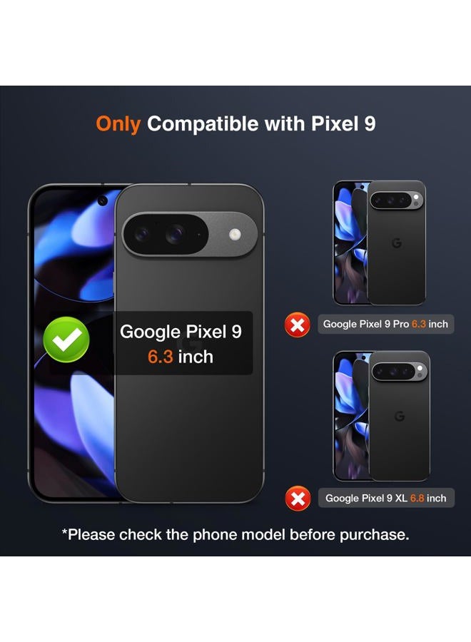 LK 2 Pack for Google Pixel 9 Screen Protector with 2 Pack Camera Lens Protector, HD Ultra Thin, 9H Hardness Tempered Glass Screen Protector for Pixel 9 [Fingerprint Compatible] Bubble-Free - Image 3