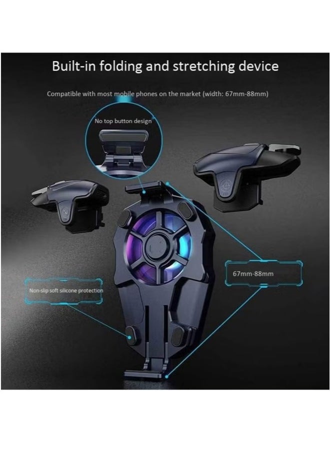 ACLIX AK03 Mobile Game Controller with Cooling Fan – Joystick Trigger for PUBG and Compatible with iOS & Android Smartphones  - Image 4