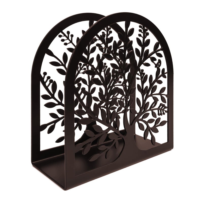 Fobule Napkin Holder for Tables Tree of Life Design Modern Metal Napkin Holder for Home Kitchen  Picnic Party Bronze