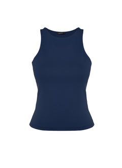 Navy Blue Cotton Halter Neck Fitted/Slippery Knitted Undershirt TWOSS23AL00069 - pzsku/Z0FC05FFA0EF13AD481E7Z/45/_/1730941987/a785484d-8761-4bbf-8619-f9241af55f9c