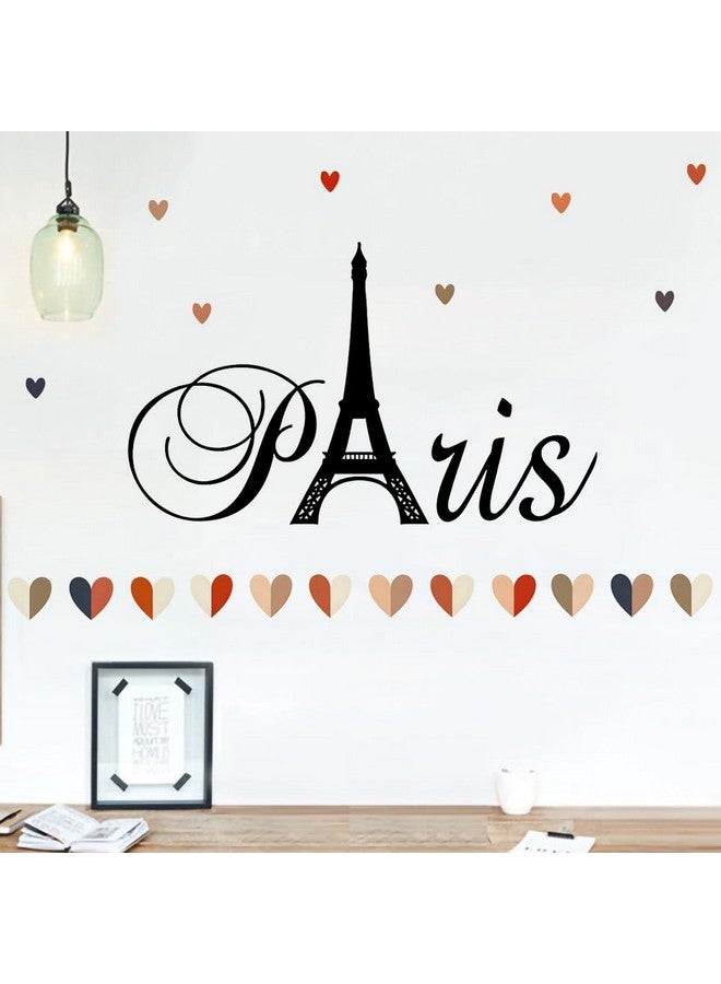 Lchen Paris Eiffel Tower Removable PVC Wall Sticker Home Kids Room Decor Art Decal(12.6"x19.7") - Image 5