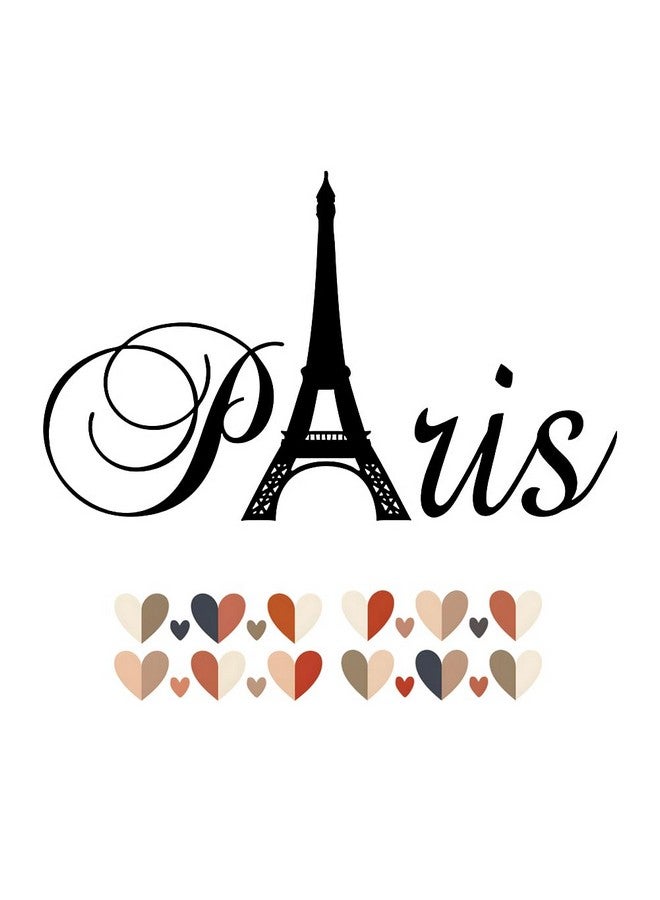 Lchen Paris Eiffel Tower Removable PVC Wall Sticker Home Kids Room Decor Art Decal(12.6"x19.7") - Image 1