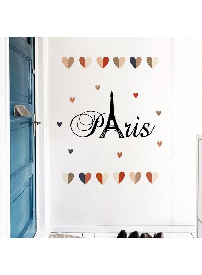 Lchen Paris Eiffel Tower Removable PVC Wall Sticker Home Kids Room Decor Art Decal(12.6"x19.7") - Image 3