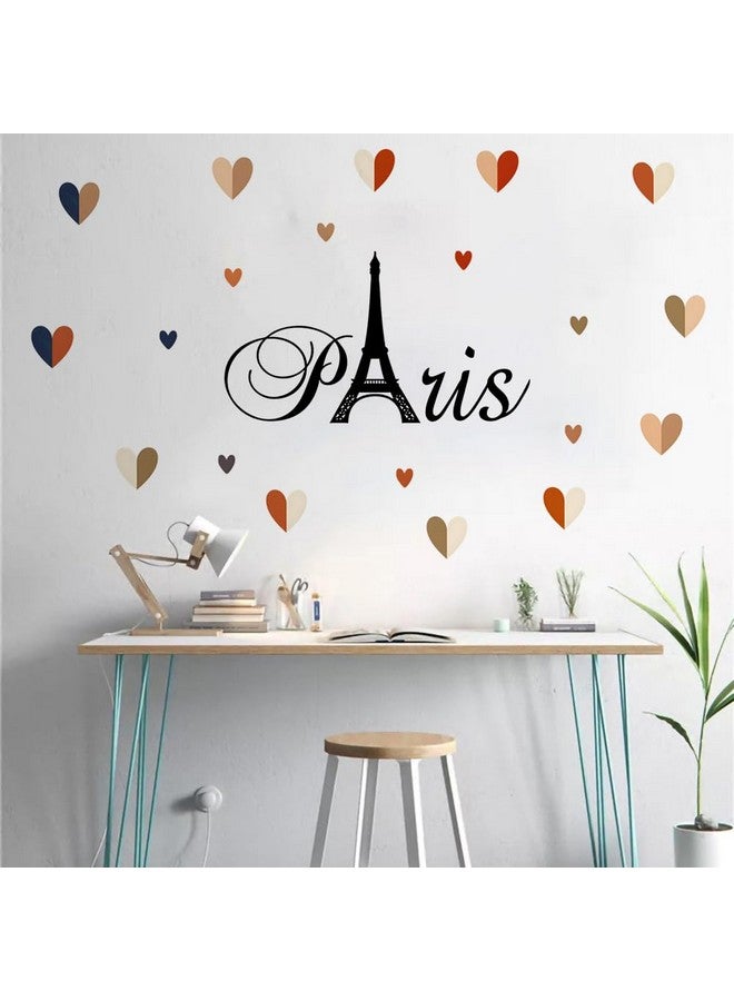 Lchen Paris Eiffel Tower Removable PVC Wall Sticker Home Kids Room Decor Art Decal(12.6"x19.7") - Image 2
