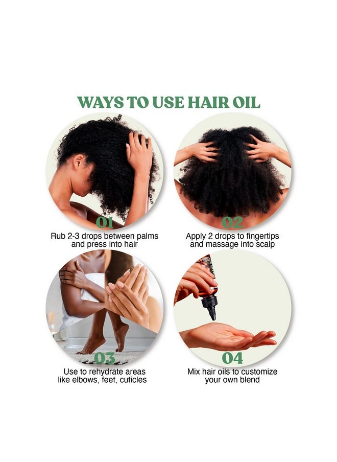 Red by Kiss Professional 99% Natural Hair Oil, Organic Vegan Oil Blend For Smooth & Nourish Hair, Biotin Infused, Hydration Add Shine & Moisturize Hair (Argan, 2.5 Fl Oz)  - Image 4