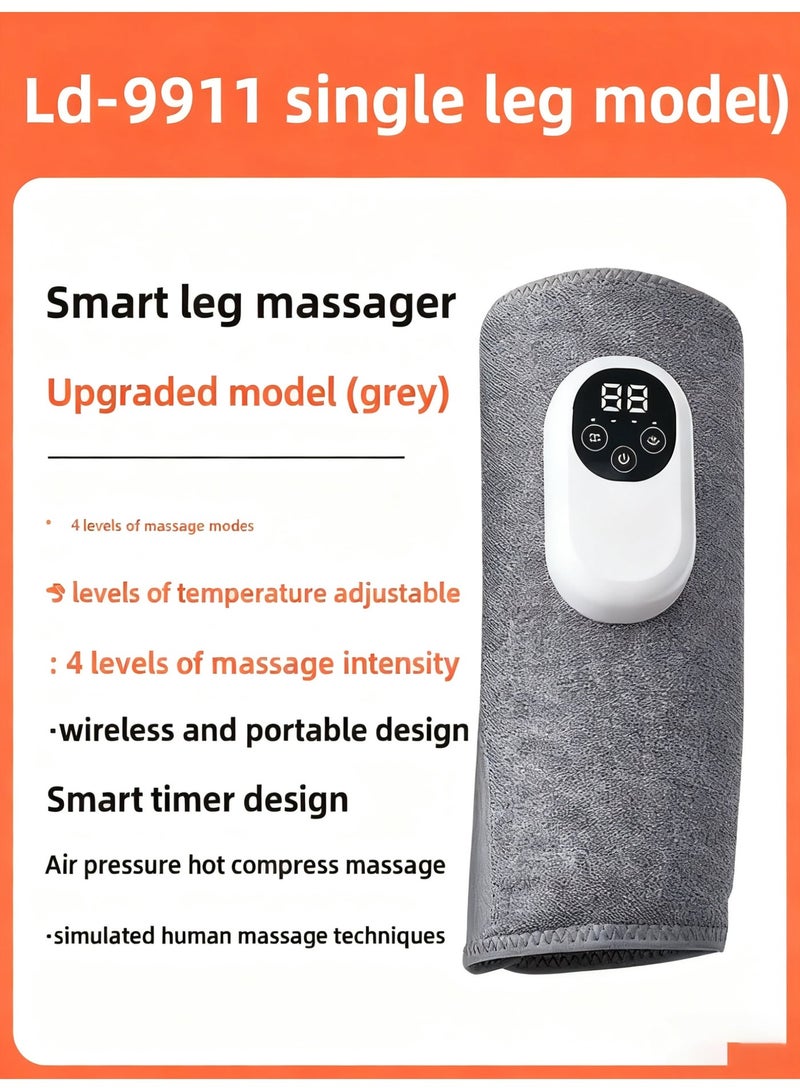 Leg Massager for Circulation & Pain Relief - Electric Air Compression Massage for Calves, Thighs & Feet with Heat Function - Image 3
