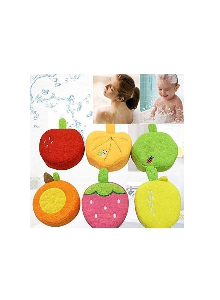 Spaceshoop Children Multi Shaped Cleaning Sponge Bath Ball Soft Shower Sponge (multicolor and multi shape) - Image 2