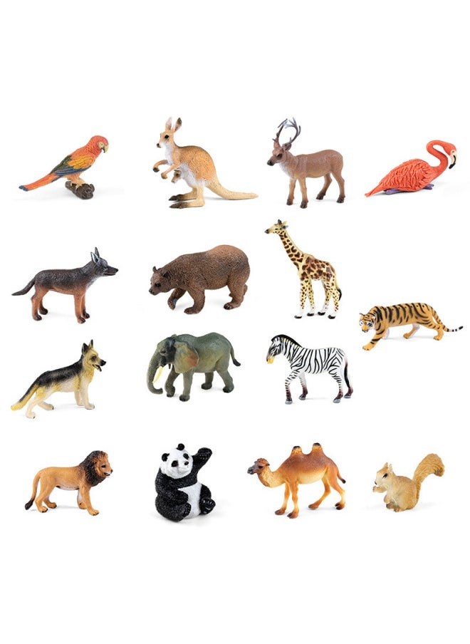 null - Simulation Animal Toy Animal Collection PVC Solid Animal Model Desktop Ornaments Zoo Gifts-Color:OA026 Cat - Image 1