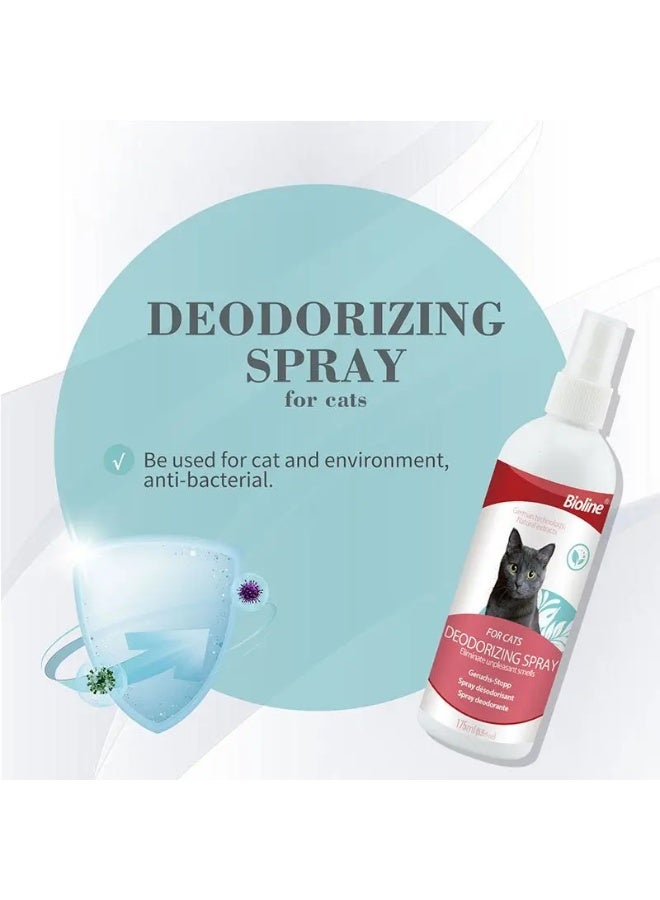 Bioline Deodorizing Spray Cat 175ml[Volume - 175ml, Weight - 250g] - Image 2