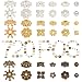 SUNNYCLUE 720Pcs Flower Bead Caps Spacer Beads Set Filigree Iron 6Petal Floral Caps Tibetan Style Flower End Spacers for Jewelry Making Findings Necklaces Bracelets DIY Supplies - Image 2