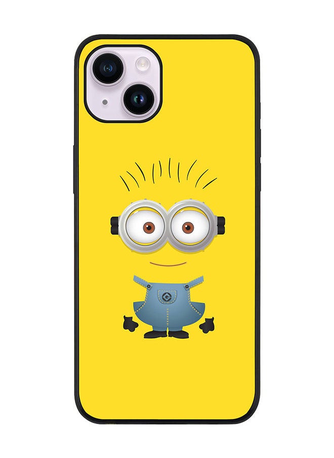Stylizedd Rugged Black edge case for Apple iPhone 14 Plus Slim fit Soft Case Flexible Rubber Edges Anti Drop TPU Gel Thin Cover - Minion 3  - Image 1