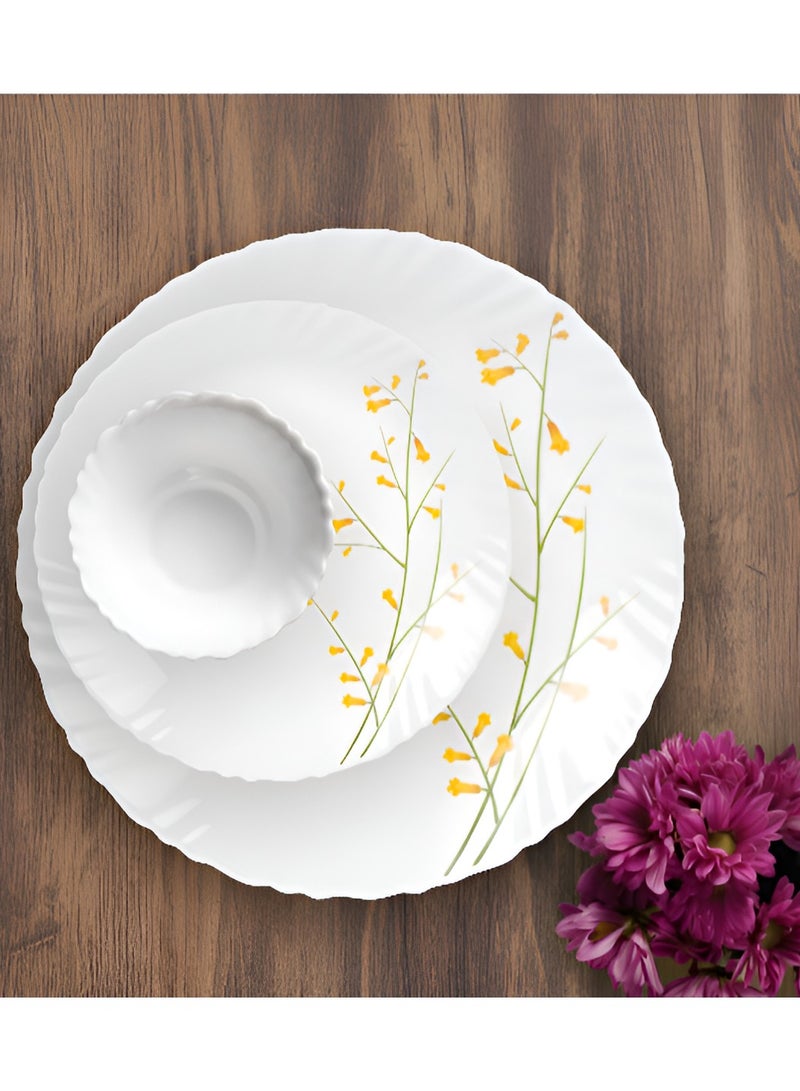 Laopala 20Pcs Citron Weave Dinnerware Set: Combining Aesthetics, Functionality, and Versatility - Image 1