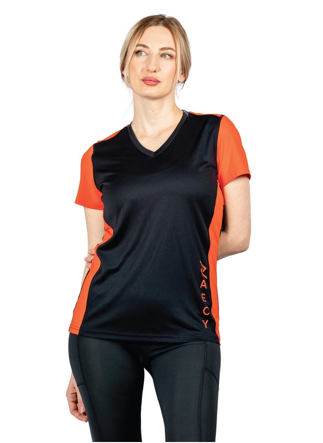 ZAECY Women's V-neck T-shirt  - Image 1