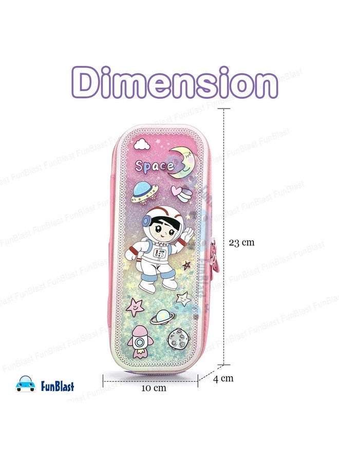 FunBlast Pencil Pouches - Pencil Case for Girls, Zipper Pencil Pouches for Kids, Pencil Pouches for Girls Stylish, Kids Pencil Box, Stationary Organizer Box, Return Gift for Kids (Multicolor) - Image 2