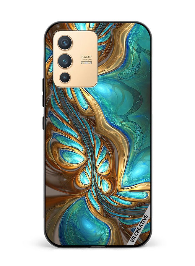 VR CREATIVE Protective Case Cover For Vivo V23 5G Design Multicolour - Image 1