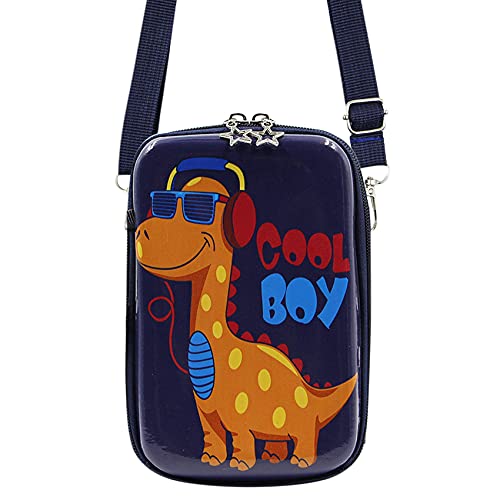 Suillty Kids Cute Dinosaur Small Crossbody Purse Shoulder Bag Waterproof Cell Phone Wallet Pouch for Boys Girls - Image 5