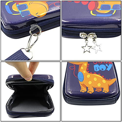 Suillty Kids Cute Dinosaur Small Crossbody Purse Shoulder Bag Waterproof Cell Phone Wallet Pouch for Boys Girls - Image 4