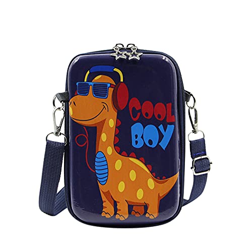 Suillty Kids Cute Dinosaur Small Crossbody Purse Shoulder Bag Waterproof Cell Phone Wallet Pouch for Boys Girls - Image 2