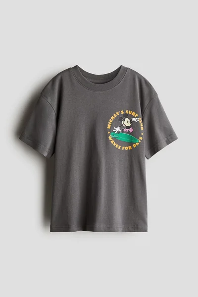H&M Printed oversized T-shirt