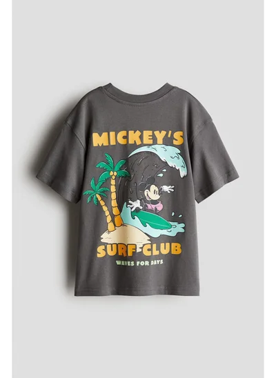 H&M Printed oversized T-shirt