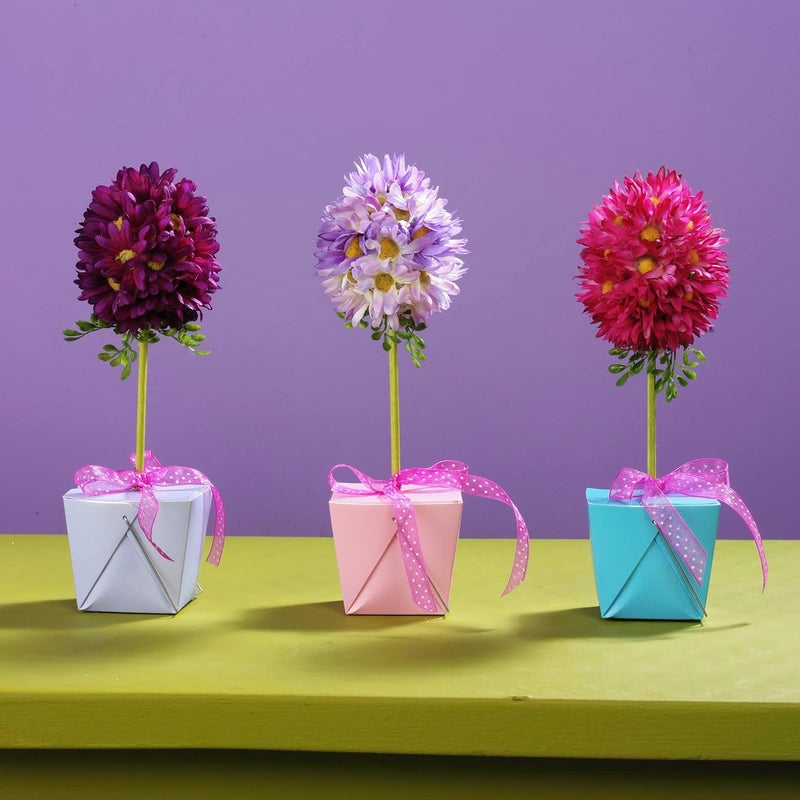 FloraCraft Garden Styrofoam Eggs - White, 4 Count - Image 5